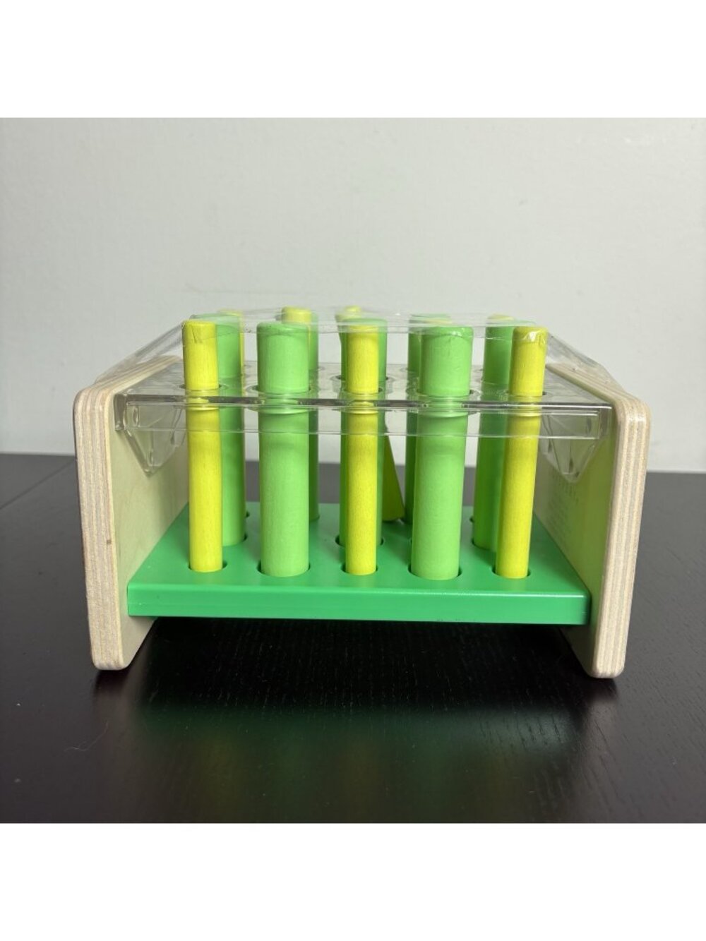LOVEVERY Wooden Posting Stand Toddler Learning/Activity Toy